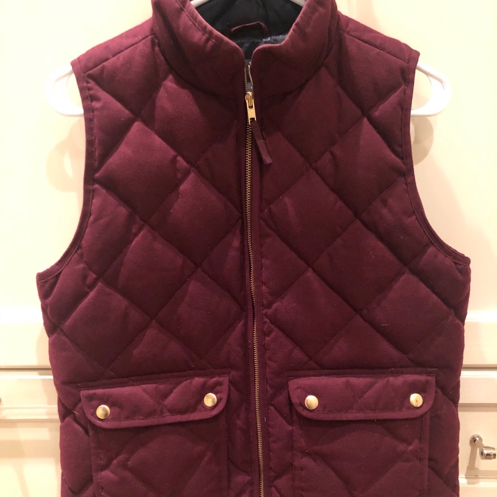 J. Crew Maroon Expedition Vest